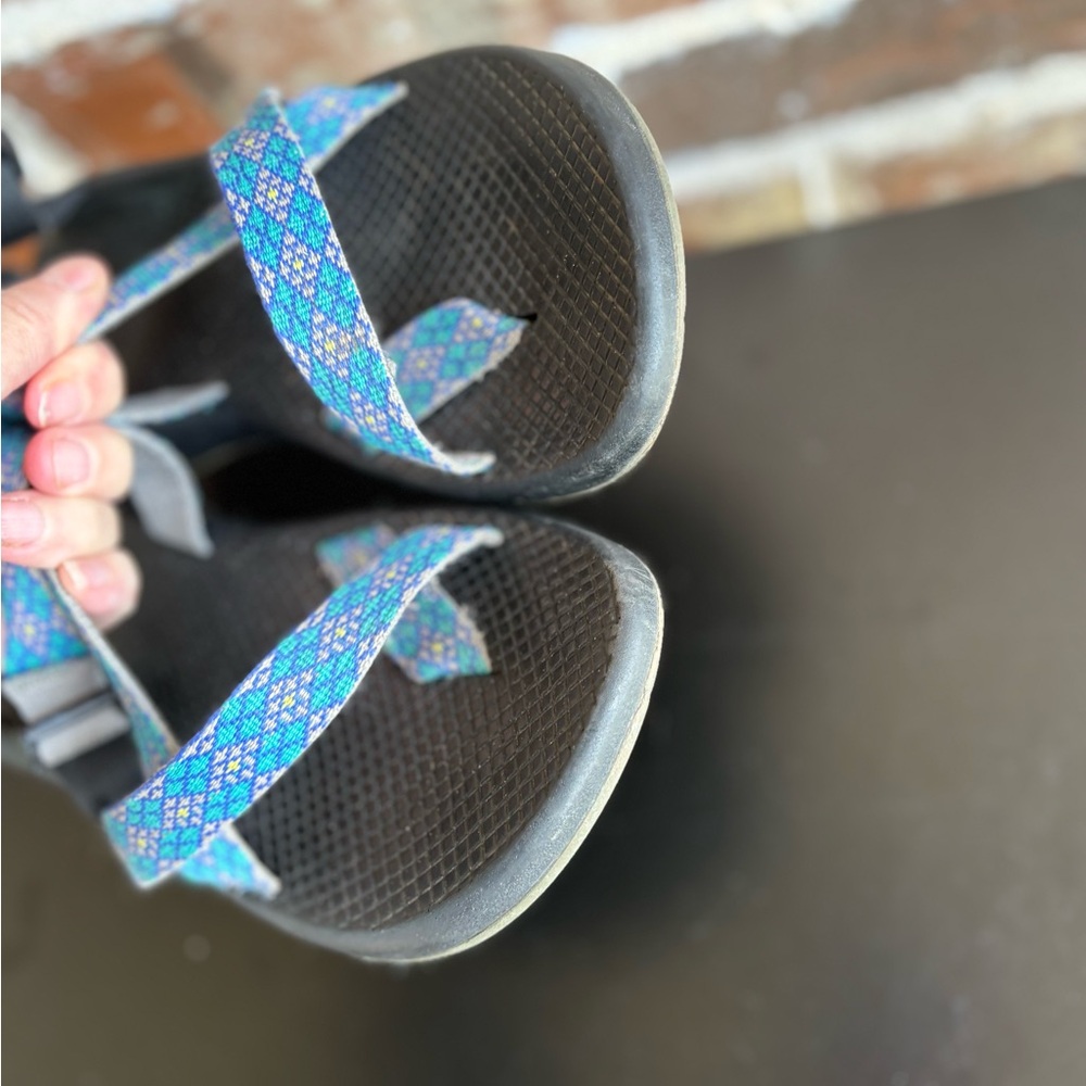 Chaco Z/ Cloud 2 Trace Eclipse Blue Toe Loop Hiki… - image 6